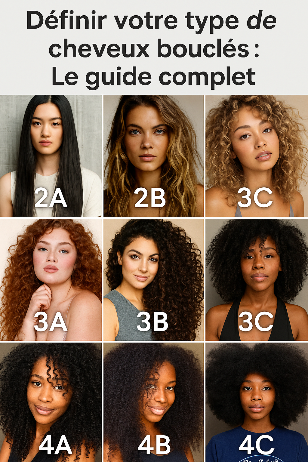 Définir votre type de cheveux bouclés : Le guide complet