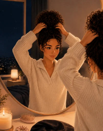 Routine du soir: Comment protéger vos boucles pendant la nuit