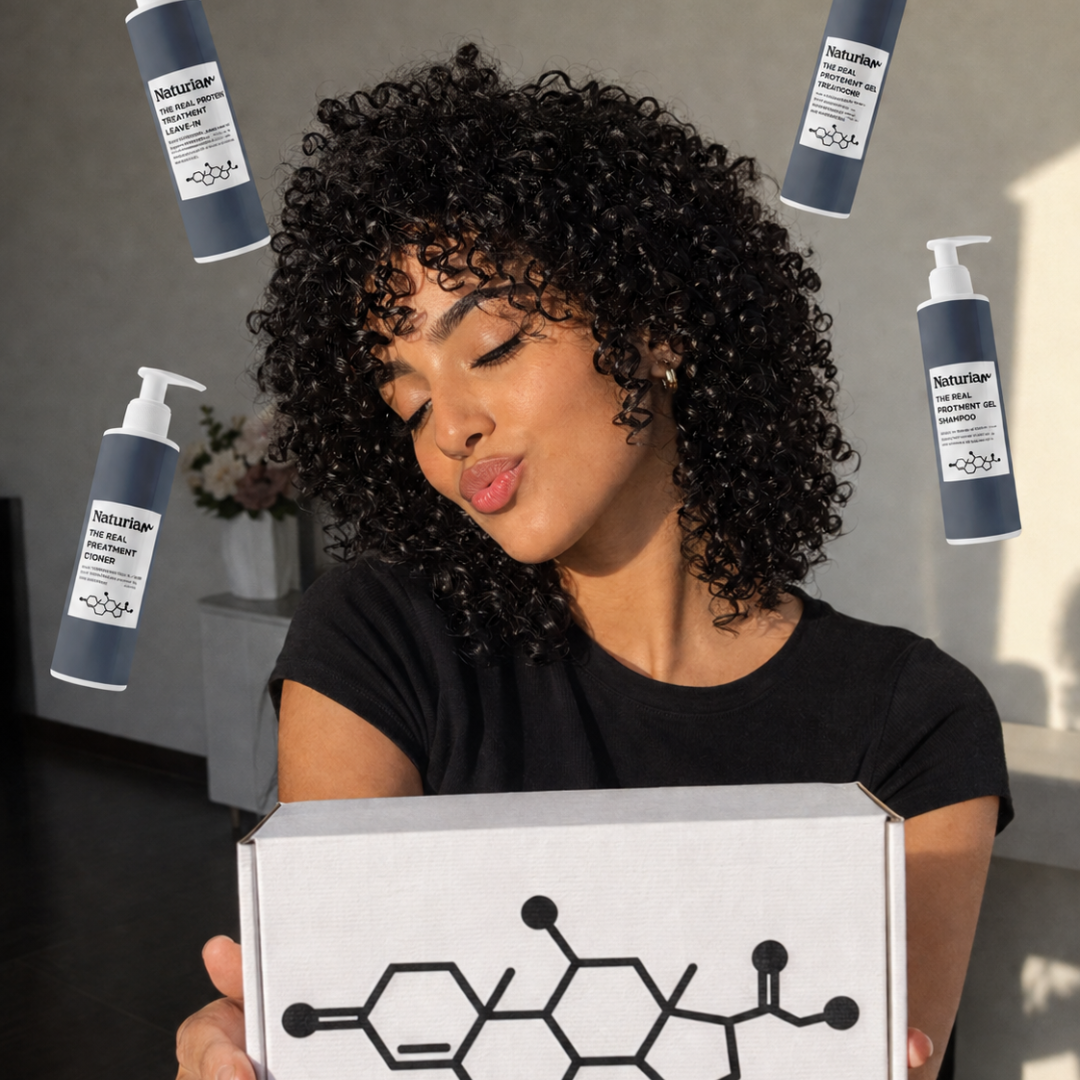 Routine cheveux crépus colorés