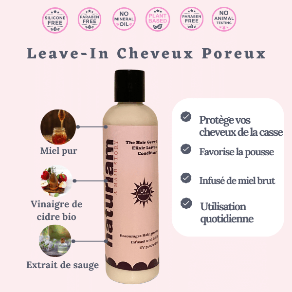 Porous hair Leave-In Conditioner/ Hair growth Elixir – Naturiam