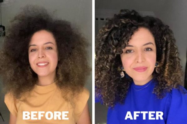 Curly Hair steps Routine